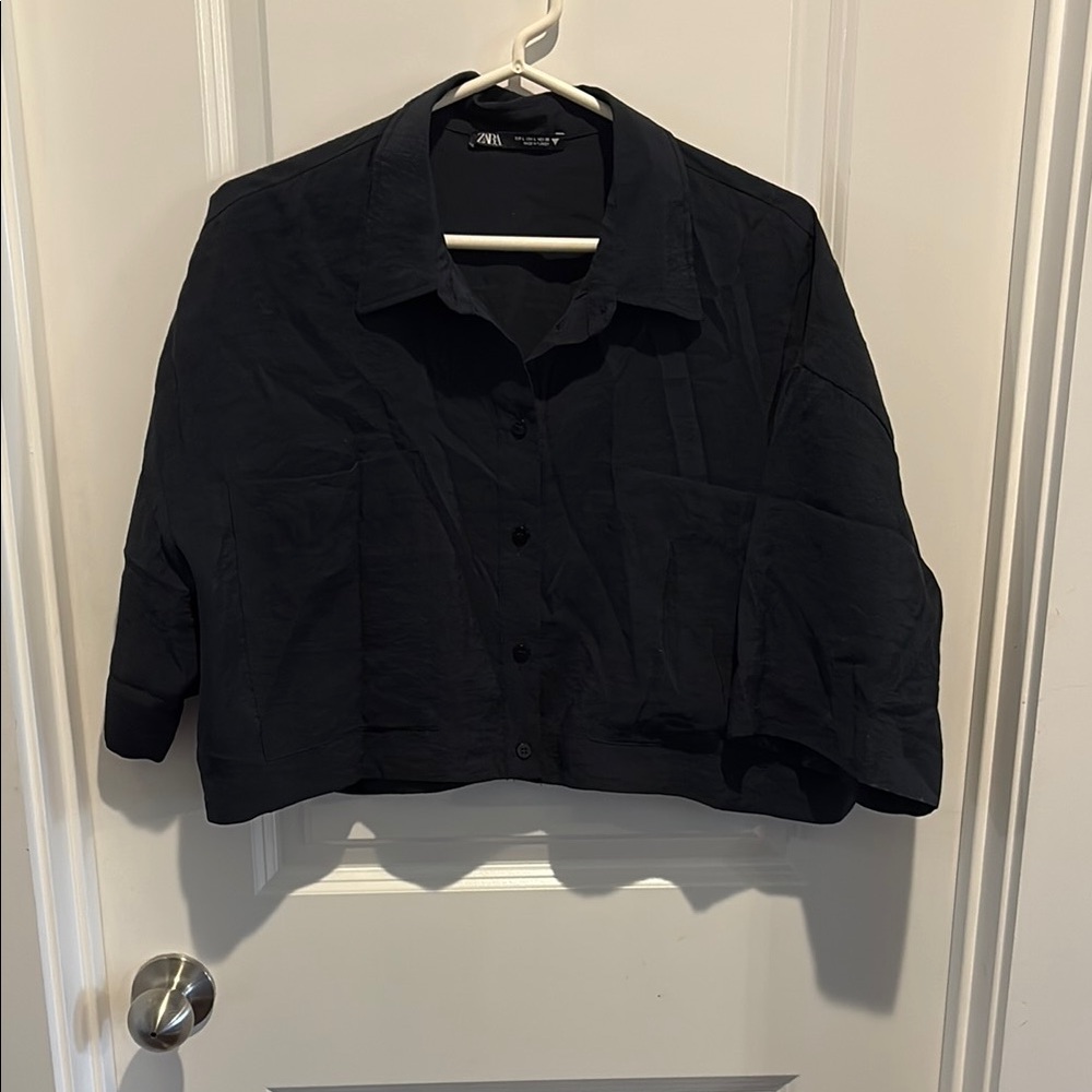 Zara Elegant Black Shirt